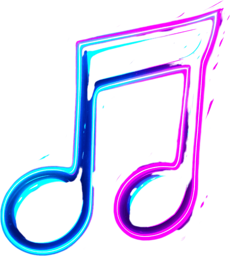 a musical note thats bright and neon thats also really cool looking.
In-Game asset.  2d.  High contrast.  No shadows
