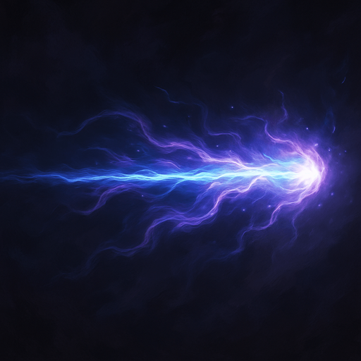 magic bolt traveling in air