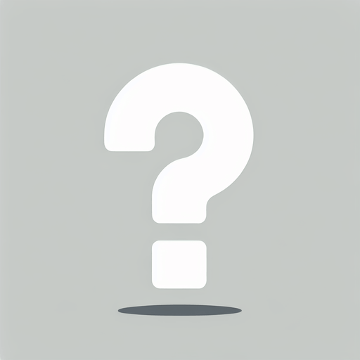 white flat 2d questionmark
Single Game Texture.  In-Game asset.  2d.  Blank background.  High contrast.  No shadows