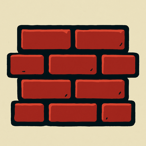 Duvar.
In-Game asset.  2d.  High contrast.  No shadows