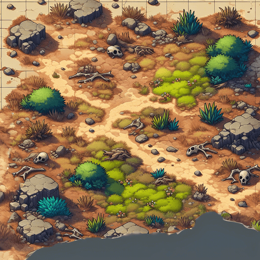 Added more scenery such as cliffs