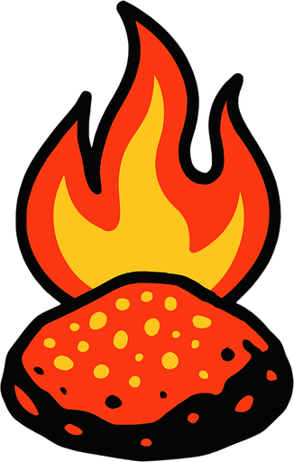 Ember.
In-Game asset.  2d.  High contrast.  No shadows