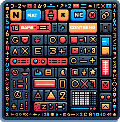 math game panel without any text background.
Single Game Texture.  In-Game asset.  2d.  High contrast