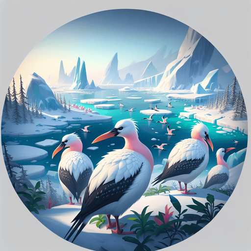 Pingos in the Arctic.
Single Game Texture. In-Game asset. 2d. Blank background. High contrast. No shadows.