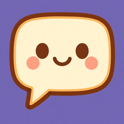 Generate a cute speech bubble.
In-Game asset.  2d.  High contrast.  No shadows