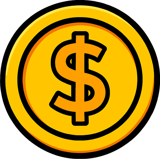 coin.
In-Game asset.  2d.  High contrast.  No shadows