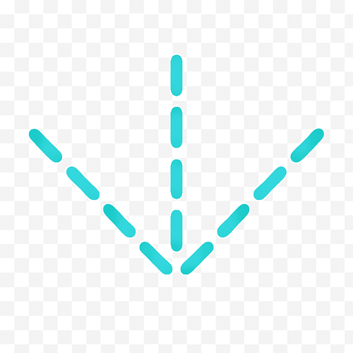 3 dot lines , aqua colour. No background. Transparent background. Blank background. No shadows. 2d. In-Game asset. flat