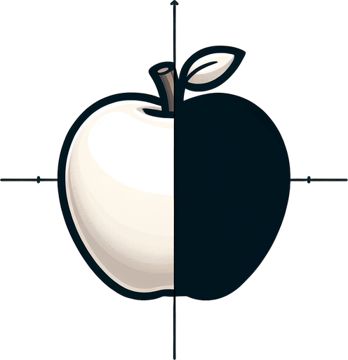 Apple.
Single Game Texture. In-Game asset. 2d. Blank background. High contrast. No shadows.