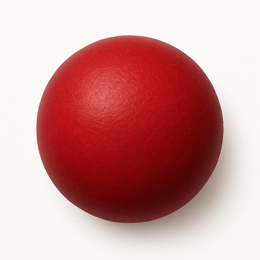 tek renk top, üstten görünüm, Gerçekçi, yazısız..
In-Game asset.  High contrast.  No shadows