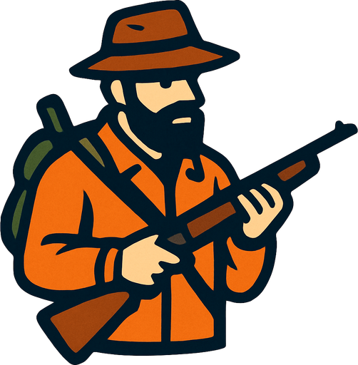 Hunter.
In-Game asset.  2d.  High contrast.  No shadows
