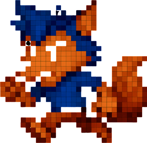 Corriendo, pixelart