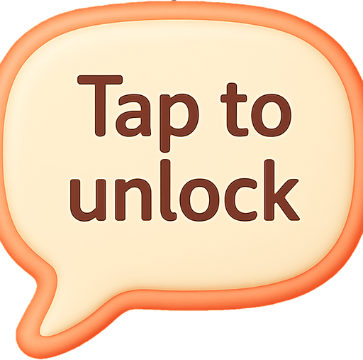Change text to "Tap to unlock"