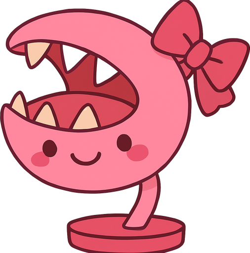 Make it pink and face the other way