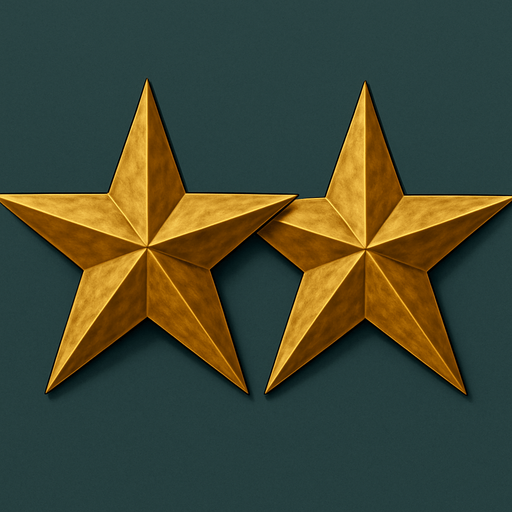 Same stars but make it two.