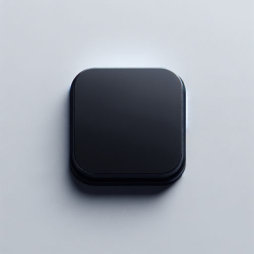 empy black rectangular button.
UI