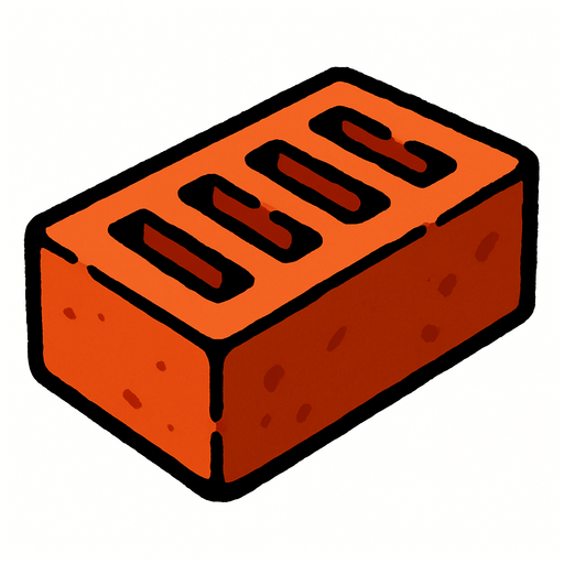 Brick.
In-Game asset.  2d.  High contrast.  No shadows