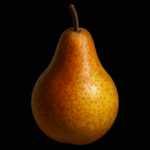 create ultra realistic pear.
In-Game asset.  2d.  High contrast.  No shadows