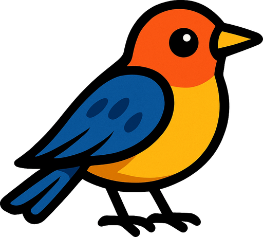 haz un pájaro.
In-Game asset.  2d.  High contrast.  No shadows
