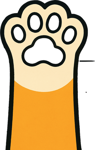 patita de gato encima de una mesa pero vista desde arriba
In-Game asset.  2d.  High contrast.  No shadows