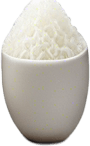 Long thin white rice