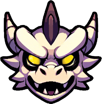 big yellow circles for pupils for the dragons eyes