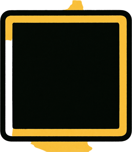 Siyah kare.
In-Game asset.  2d.  High contrast.  No shadows