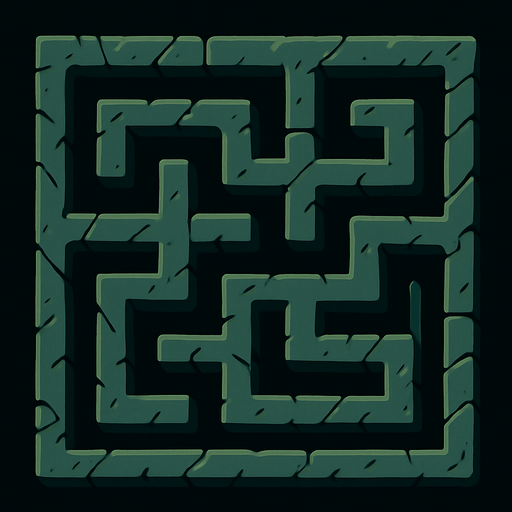 Labirent duvarı.
In-Game asset.  2d.  High contrast.  No shadows
