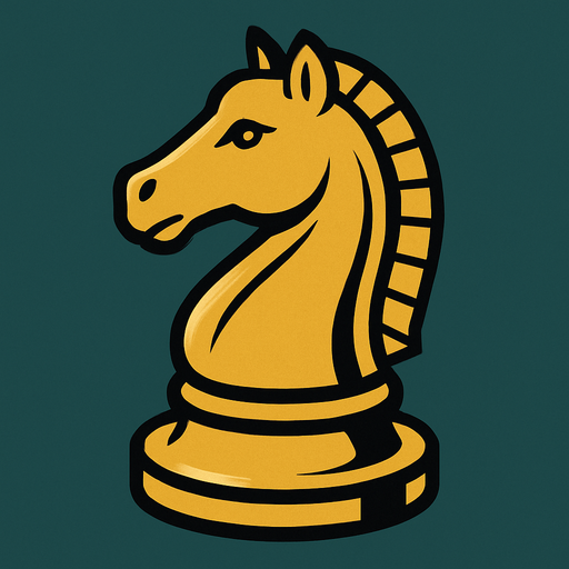 Satranç atı.
In-Game asset.  2d.  High contrast.  No shadows
