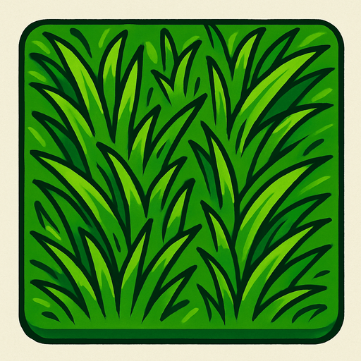 grass tile on top viewing.
In-Game asset.  2d.  High contrast.  No shadows