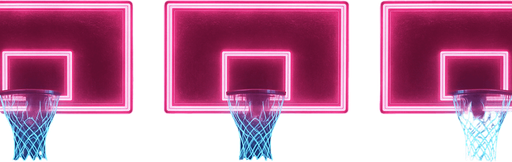 3 basketball backboards like this next to each other