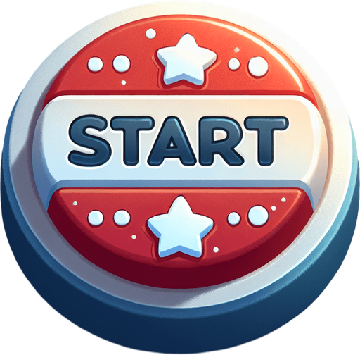 кнопка "Старт" в різдвяному стилі.
Single Game Texture. In-Game asset. 2d. Blank background. High contrast. No shadows.