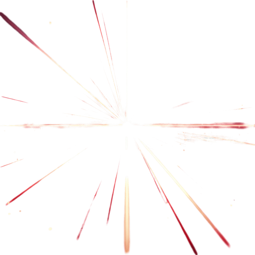 horizontal red laser beam