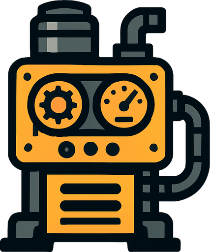 Machine.
In-Game asset.  2d.  High contrast.  No shadows