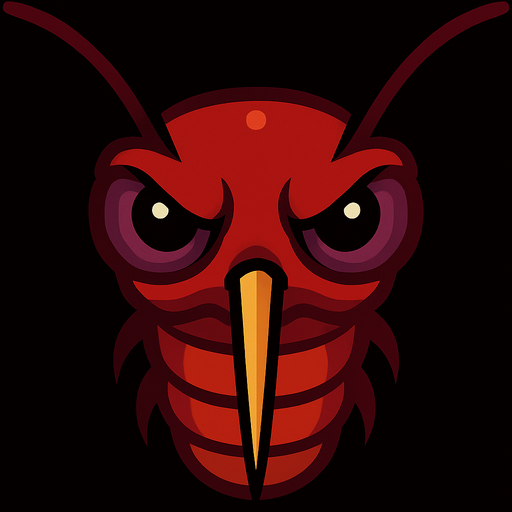 перекрасить и вместо клыко хободок как у комара смотрящий вниз