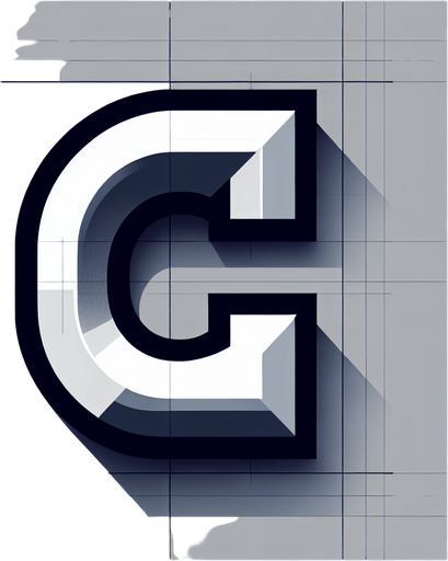Letter C.
Single Game Texture.  In-Game asset.  2d.  Blank background.  High contrast.  No shadows