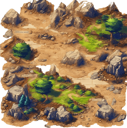Added more scenery, such as stone cliffs and wood, etc.