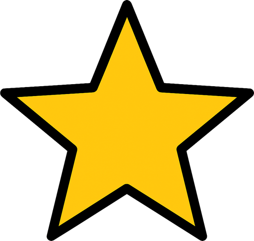 Star.
High contrast.  No shadows