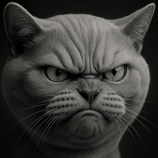 exagerate expression and desaturate a bit (more gray)