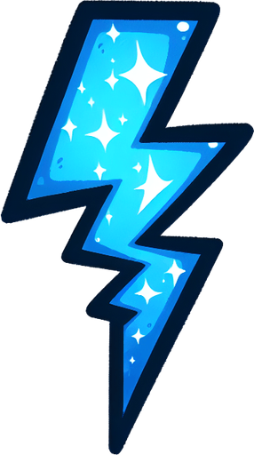 cartoon. small electric shock outline. blue..
Single Game Texture. In-Game asset. 2d. Blank background. High contrast. No shadows.