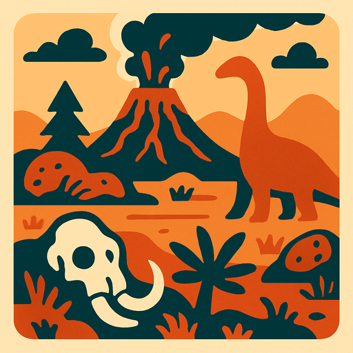 target area prehistoric.
In-Game asset.  2d.  High contrast.  No shadows