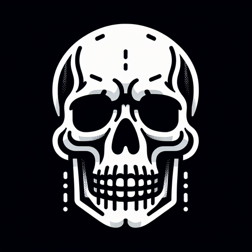 an icon of a skull