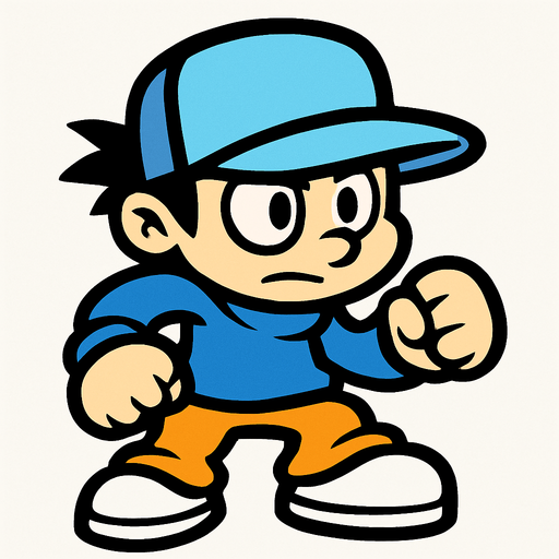 icy  tower guy.
In-Game asset.  2d.  High contrast.  No shadows