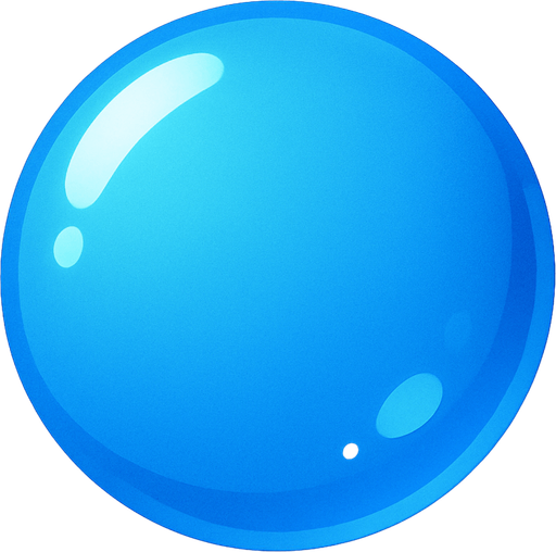 Blue bubble