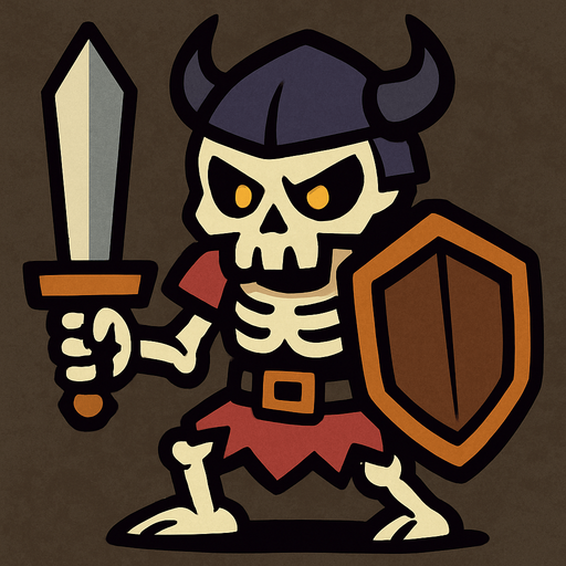 2d stylized dungeon enemy.
In-Game asset.  2d.  High contrast.  No shadows