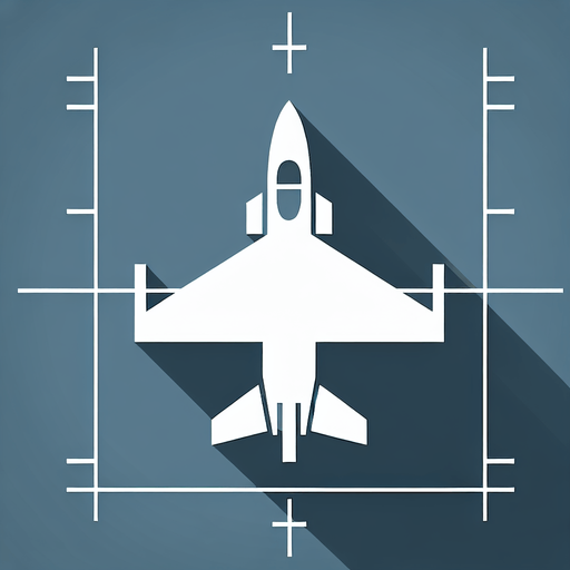 Straight White fighter jet.
Single Game Texture. In-Game asset. 2d. Blank background. High contrast. No shadows.