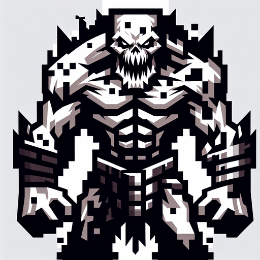An image where a player can consider it a real enemy.
Single Game Texture. In-Game asset. 2d. Blank background. High contrast. No shadows.