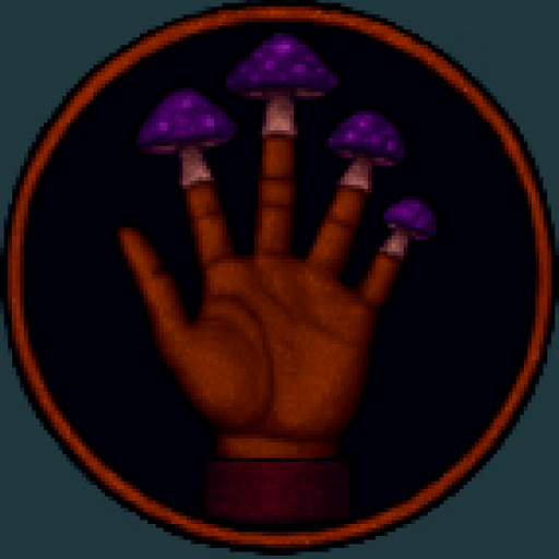 Make the fungus purple color