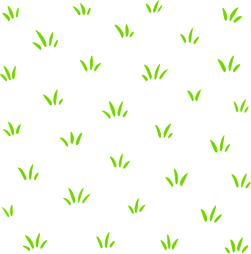 Fondo verde con cesped.
In-Game asset.  2d.  High contrast.  No shadows