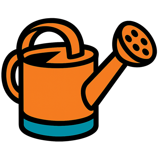 watering can.
In-Game asset.  2d.  High contrast.  No shadows