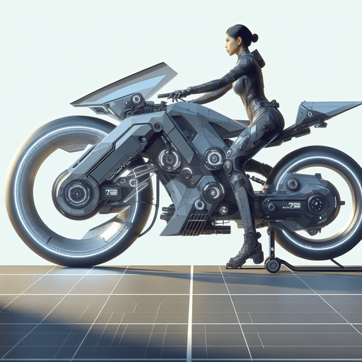 sci fi bike with person riding facing right side
Single Game Texture.  In-Game asset.  High contrast.
Single Game Texture.  In-Game asset.  2d.  Blank background.  High contrast.  No shadows